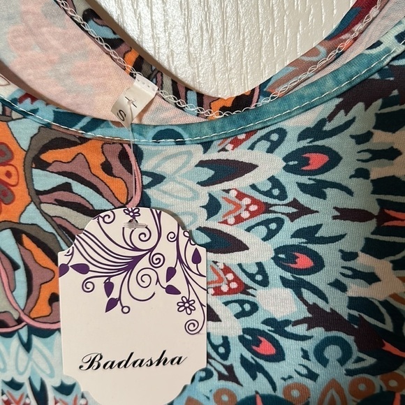 Badasha size S short sleeve maxi dress NWT - Picture 2 of 5